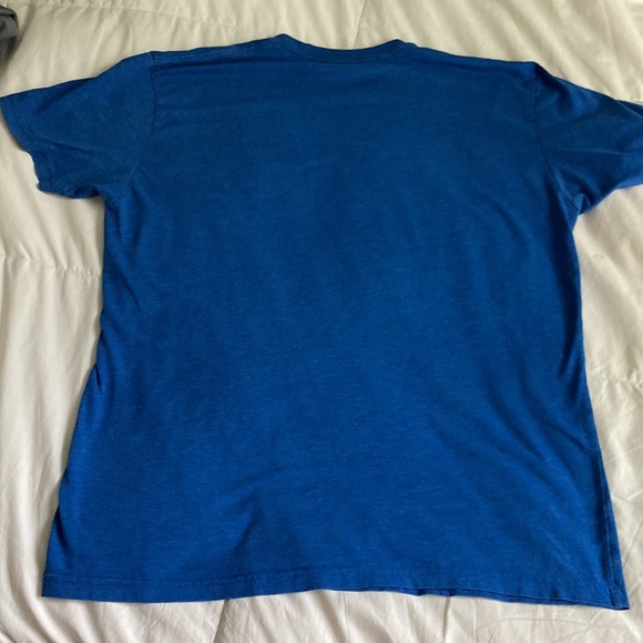 “The bat flip by Jose Bautista” blue shirt. Mens medium. - Picture 2 of 2